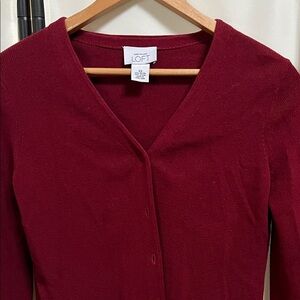LOFT Women's Burgundy Sweater